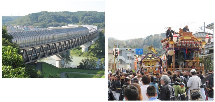 （写真）圏央道・調布大祭