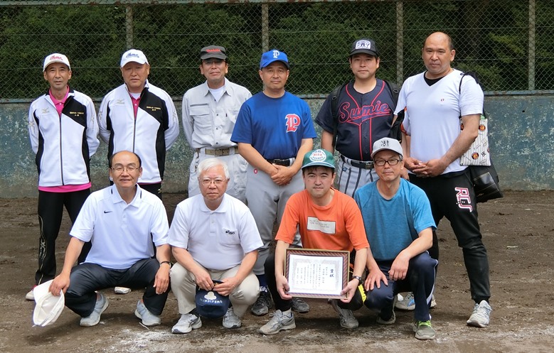 準優勝の住江町チーム